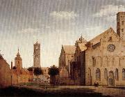 St Mary's Square and St Mary's Church at Utrecht Pieter Jansz Saenredam